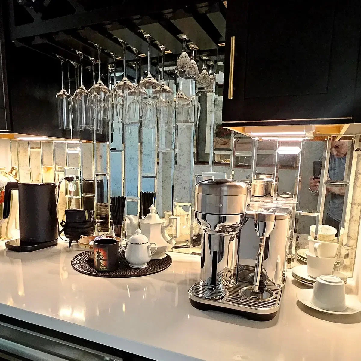 3x12 Beveled Antique Mirror Glass Subway Tile - Image 4