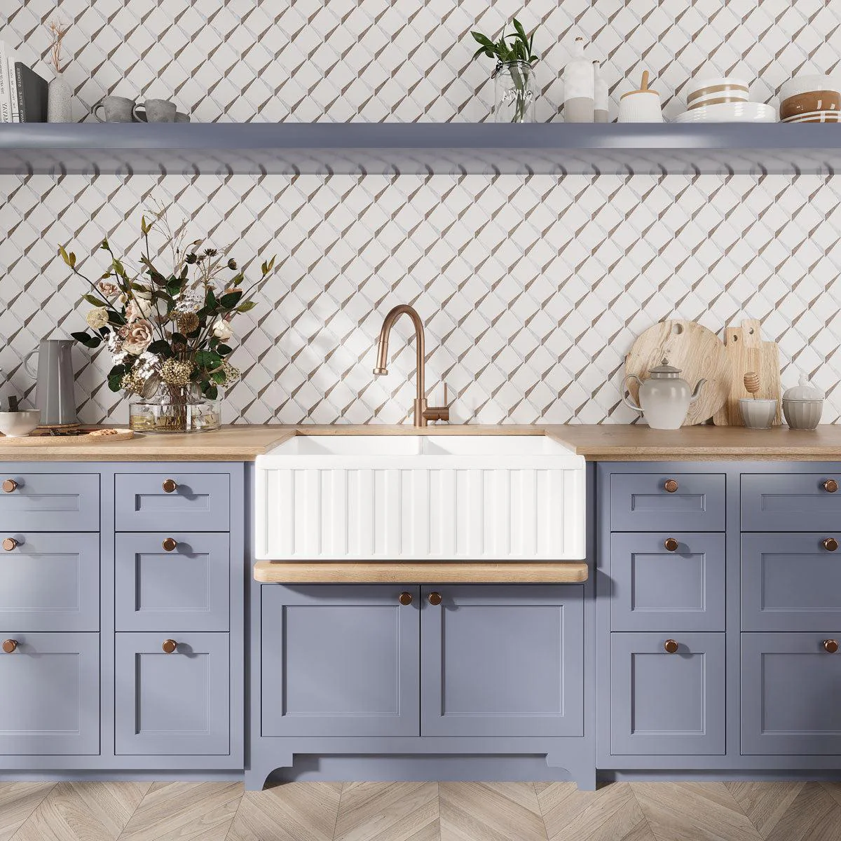 Arrowhead Marble Mosaic Tile - Image 3