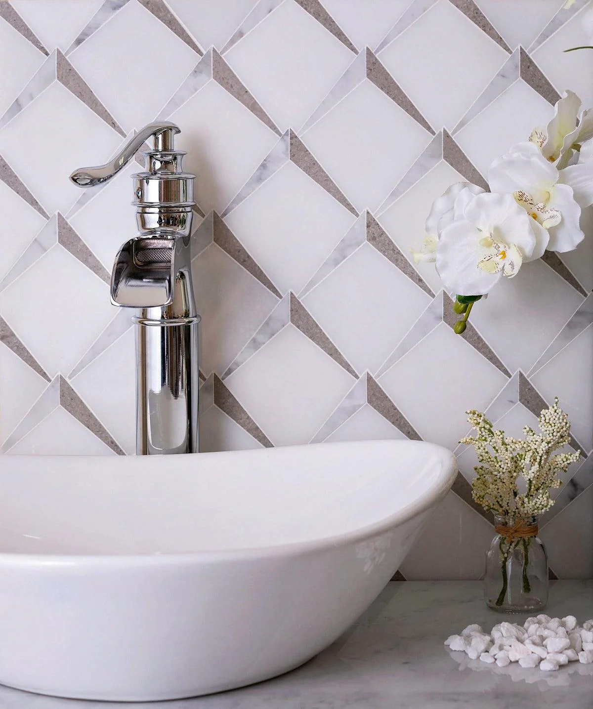 Arrowhead Marble Mosaic Tile - Image 5