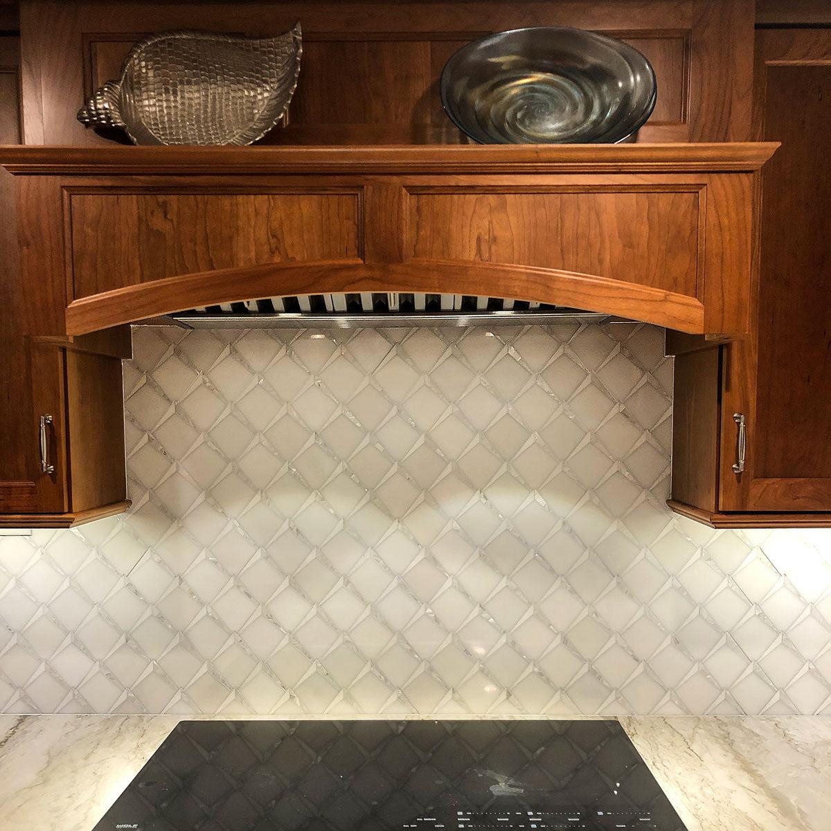 Arrowhead Pearl Marble Mosaic Tile - Image 10