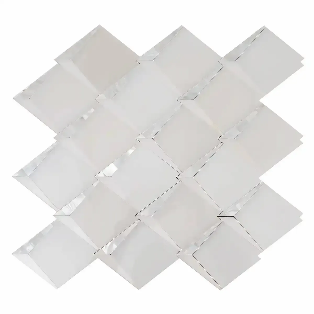 Arrowhead Pearl Marble Mosaic Tile - Image 7