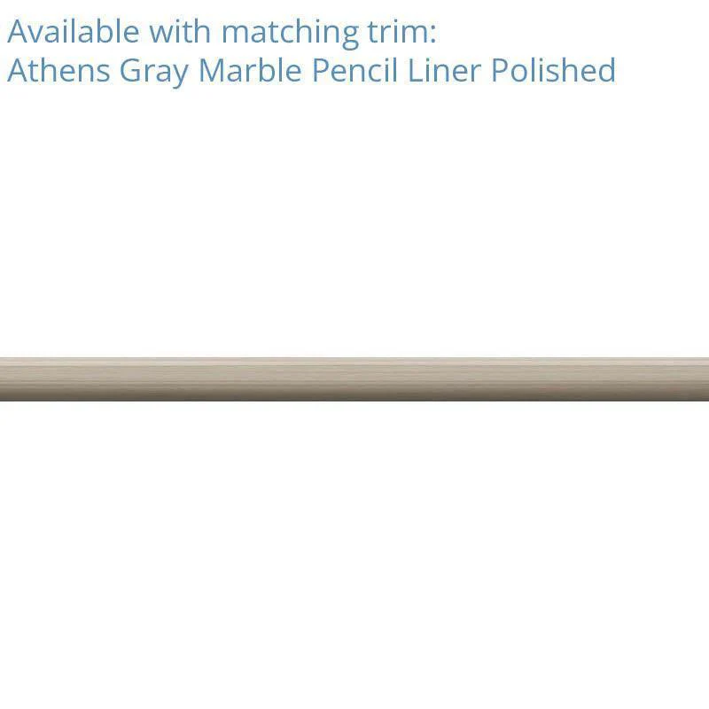 Athens Gray Diamond Chain Marble Mosaic Tile - Image 5