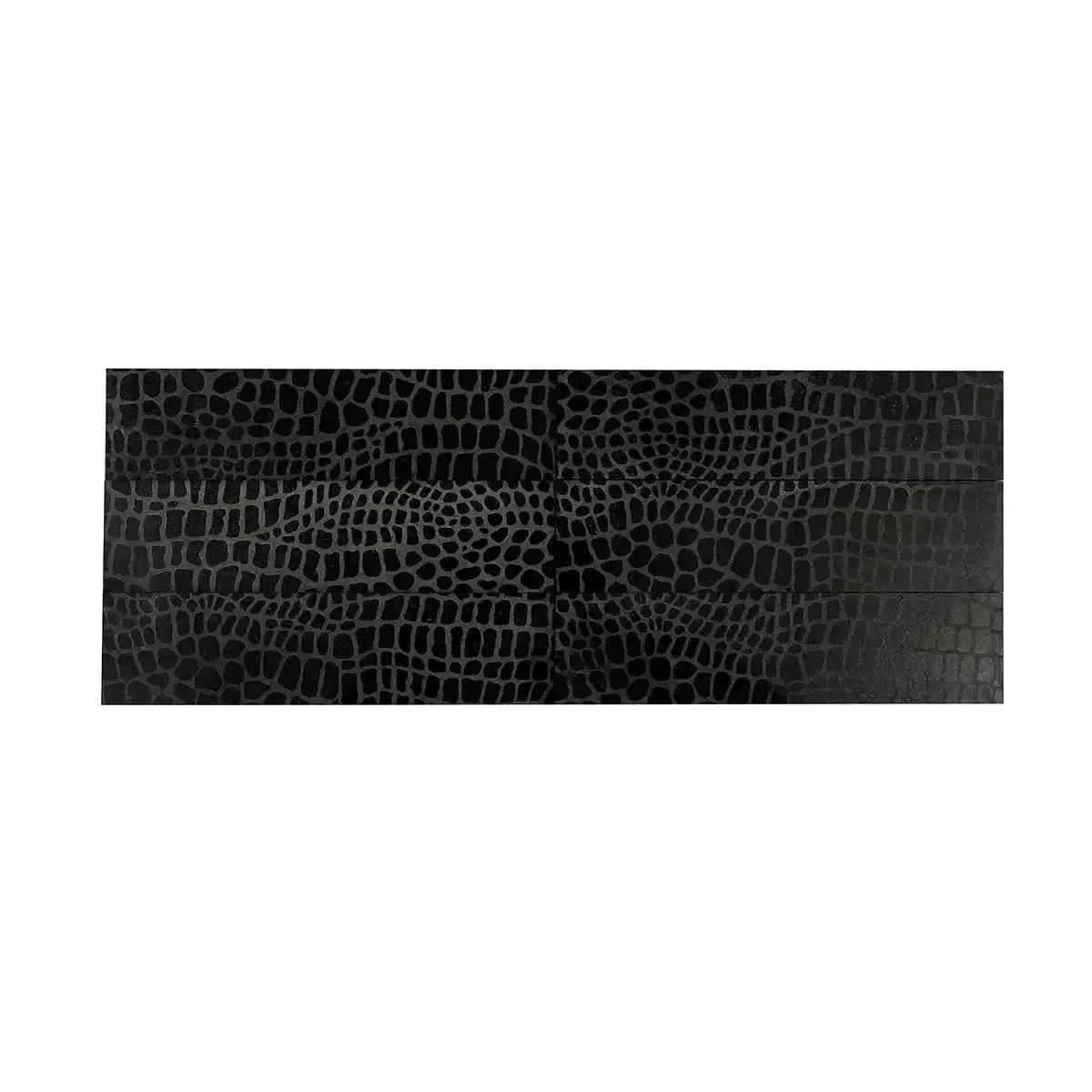 Black Gator Etched Subway Marble Tile - Image 11