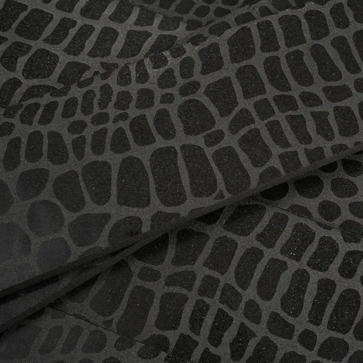 Black Gator Etched Subway Marble Tile - Image 3