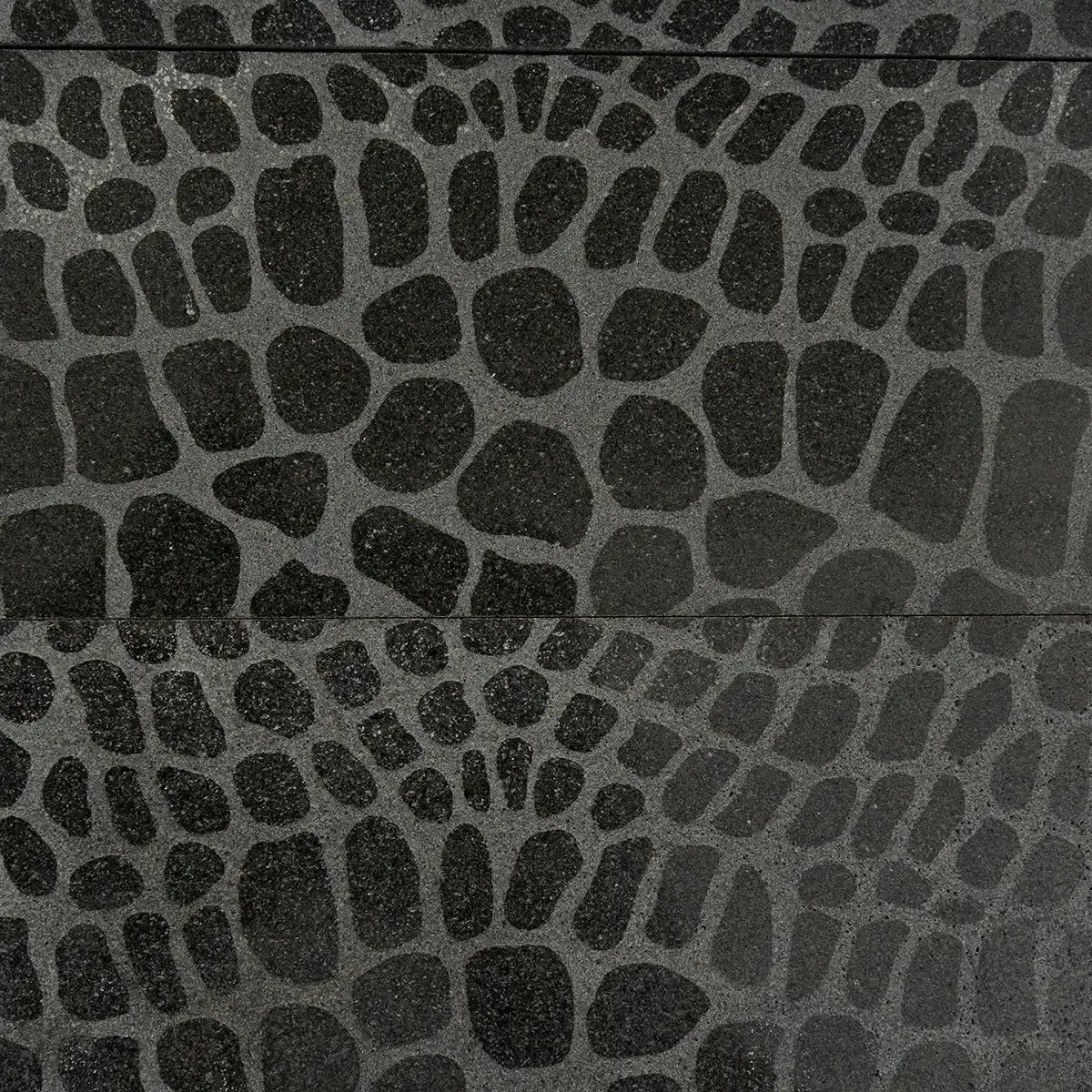 Black Gator Etched Subway Marble Tile - Image 9