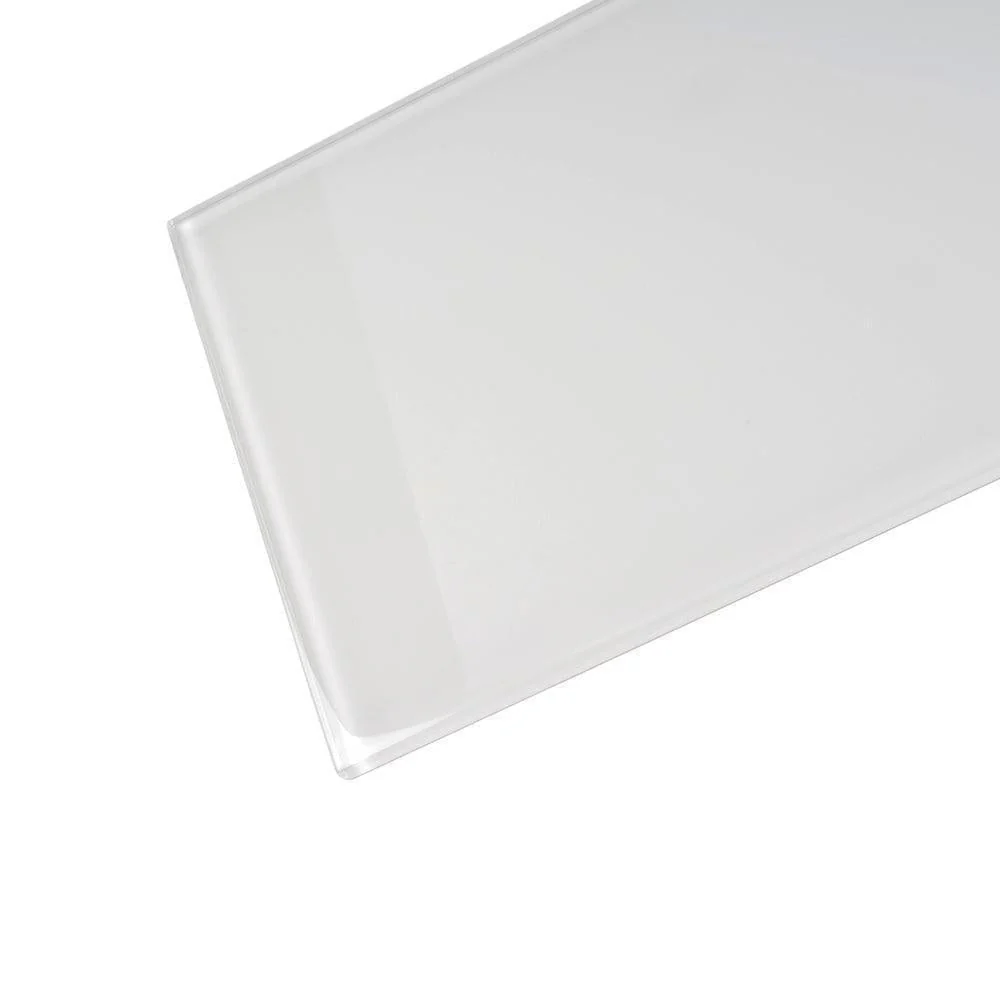 Glacier Pure White 8X16 Polished Glass Tile - Image 4