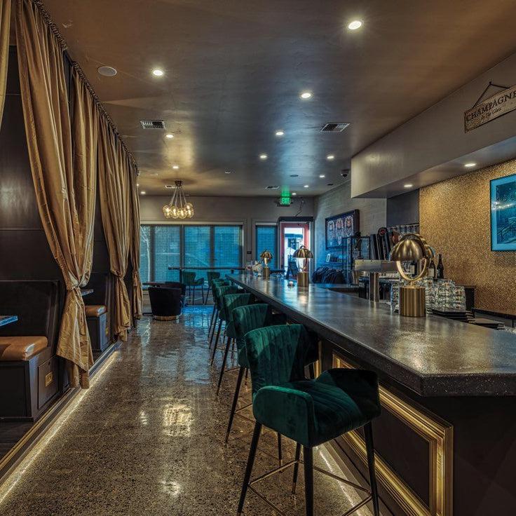 Gold Glass Penny Round Mosaic Tile - Image 9