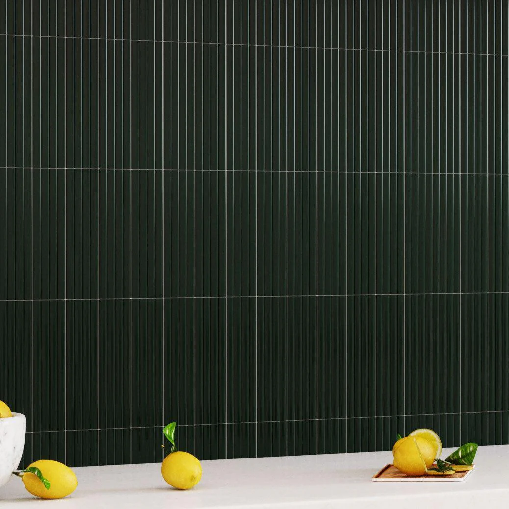 Groove Laurel Deco Gloss Ceramic Subway Tile - Image 14