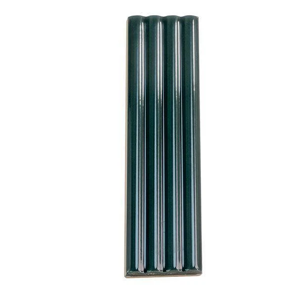 Groove Laurel Deco Gloss Ceramic Subway Tile - Image 8