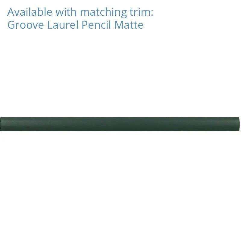 Groove Laurel Matte Ceramic Subway Tile - Image 6