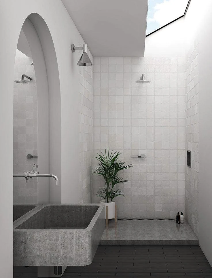 La Riviera Blanc Ceramic Tile 5.2" x 5.2" - Image 8