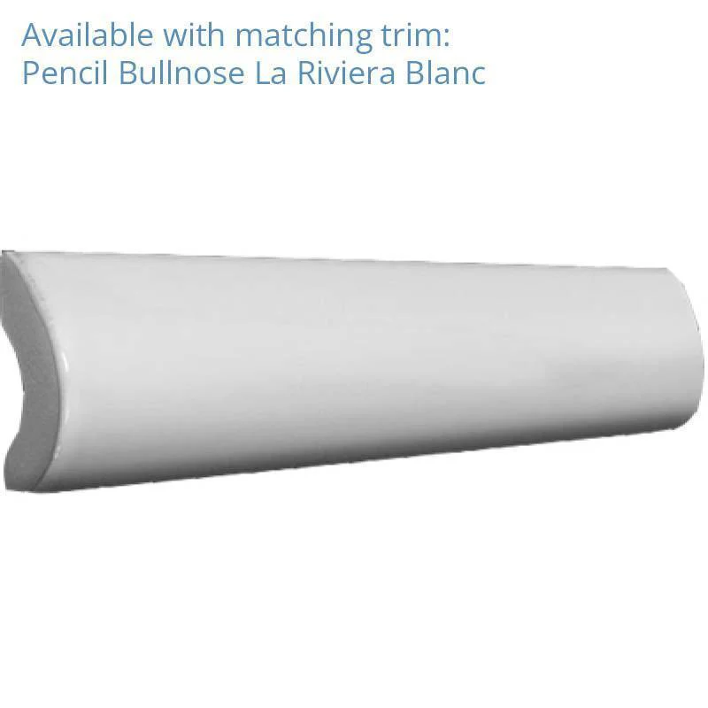 La Riviera Blanc Ceramic Tile 5.2" x 5.2" - Image 9