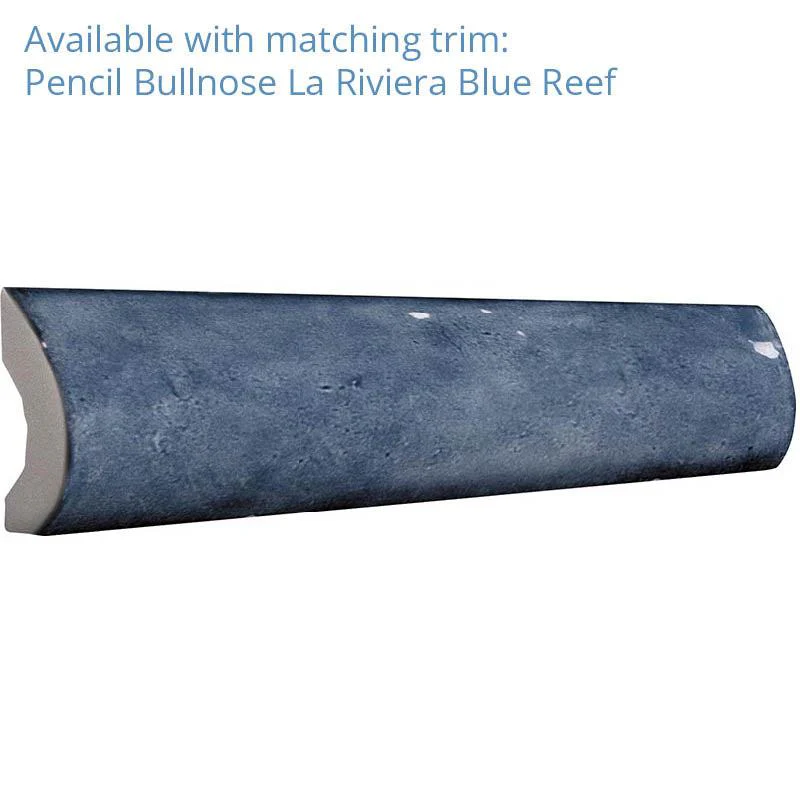 La Riviera Blue Reef Ceramic Subway Tile 2.5x8" - Image 10