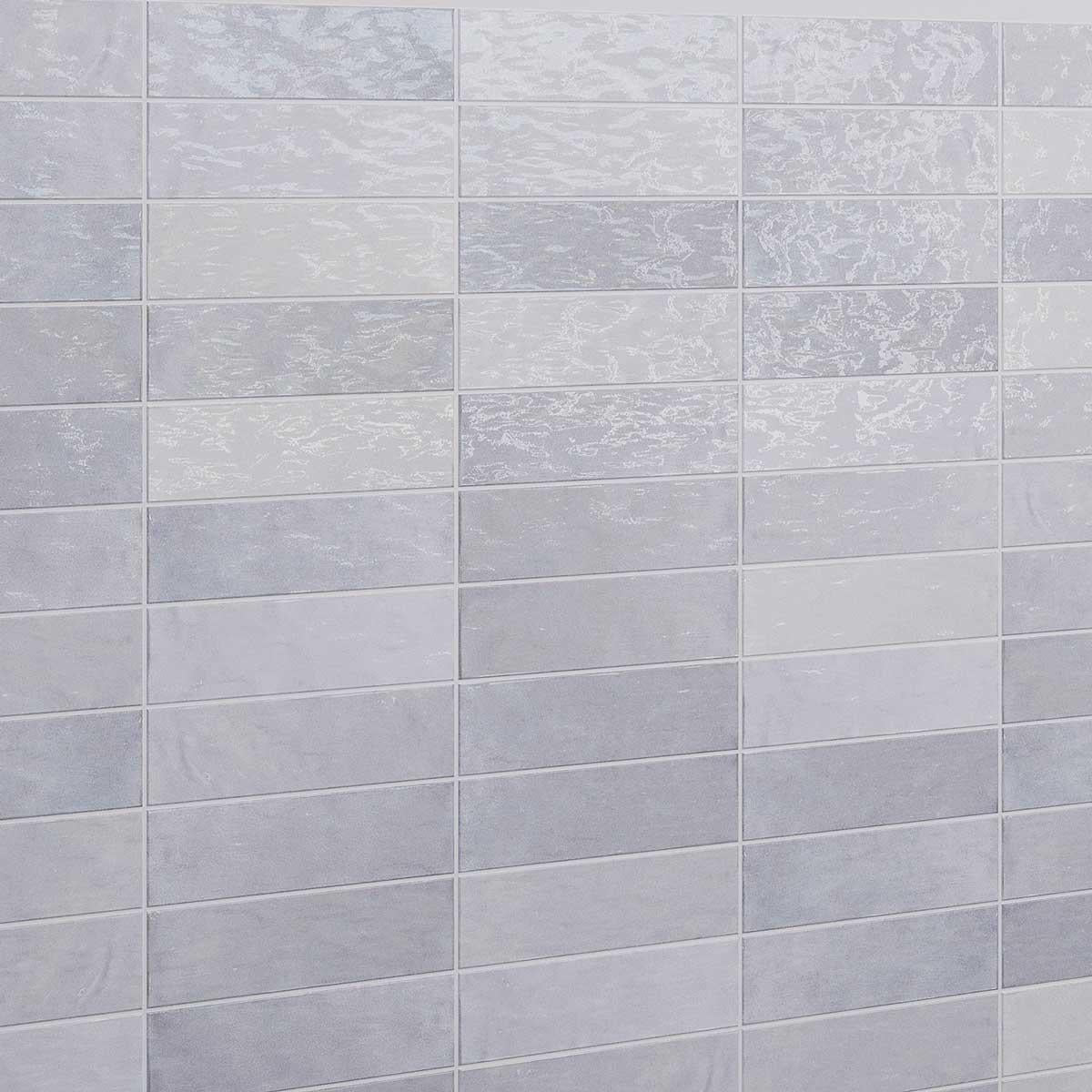 La Riviera Lavanda Blue Ceramic Subway Tile 2.5x8" - Image 4