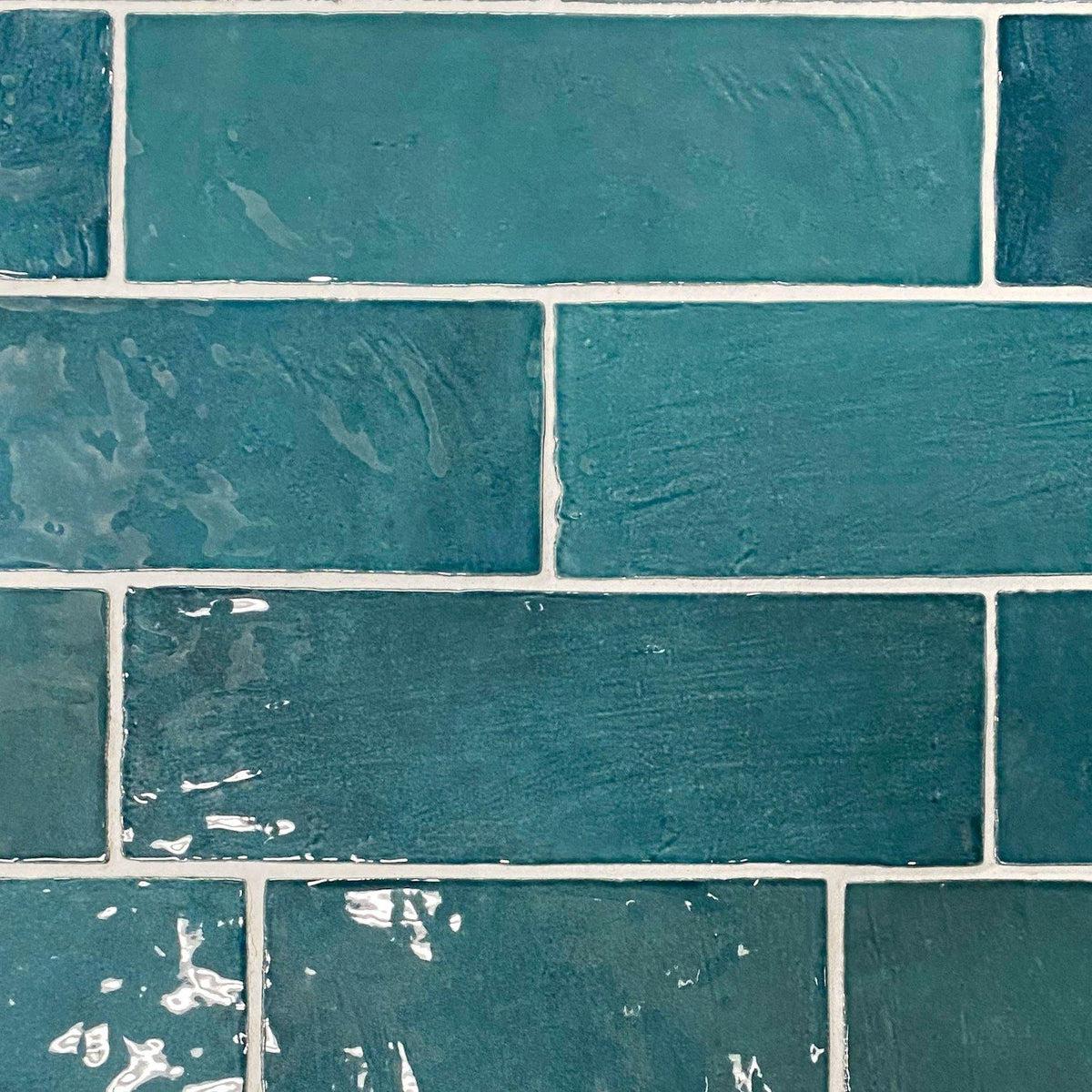 La Riviera Quetzal Ceramic Subway Tile 2.5x8" - Image 7