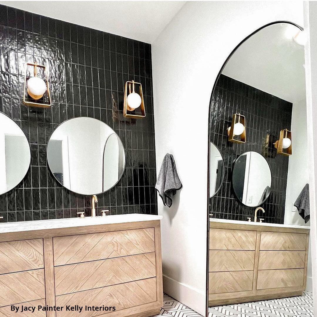 Mallorca Black Ceramic Subway Tile 2.5x8 - Image 11