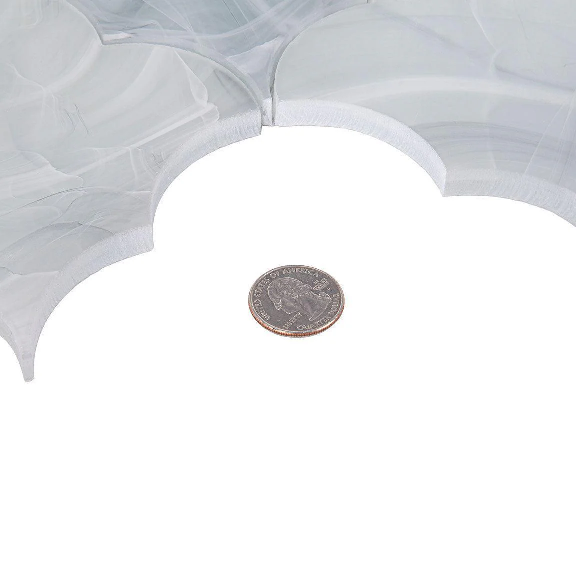 Sea Glass Cloud Grey Mosaic Tile - Image 8