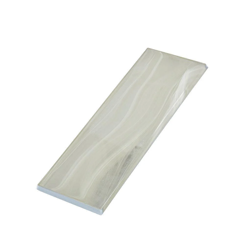 Sea Glass Platinum White 3X9 Tile - Image 11