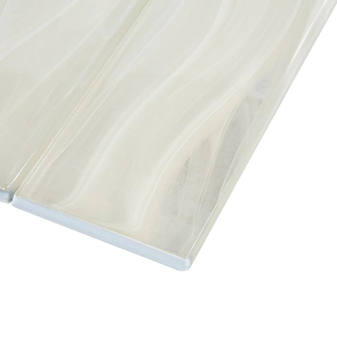 Sea Glass Platinum White 3X9 Tile - Image 9