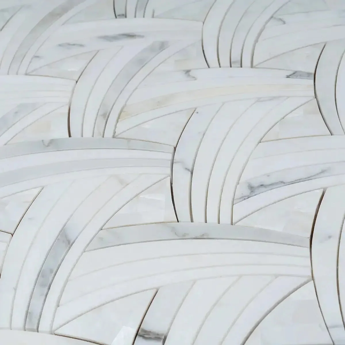 Pearl Sail Waterjet Mosaic Tile - Image 16