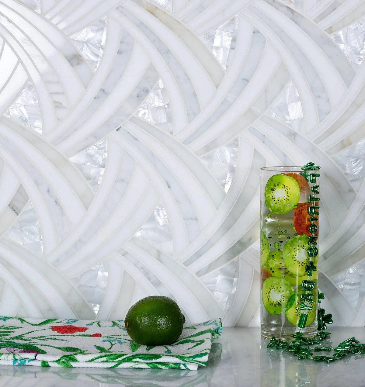 Pearl Sail Waterjet Mosaic Tile - Image 8