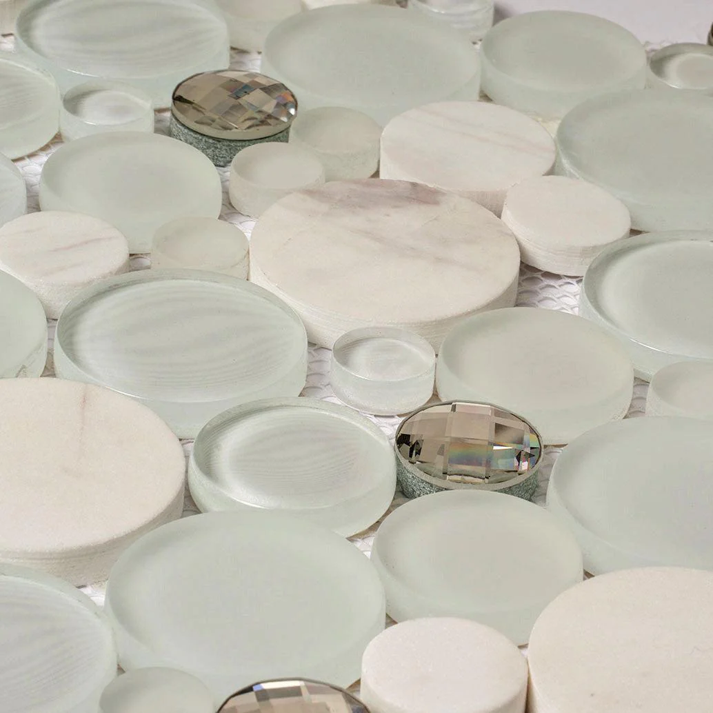 Sparkly Spheras Glass And Stone Tiles - Image 6