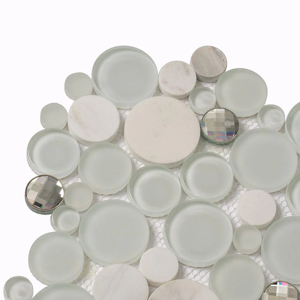 Sparkly Spheras Glass And Stone Tiles - Image 8