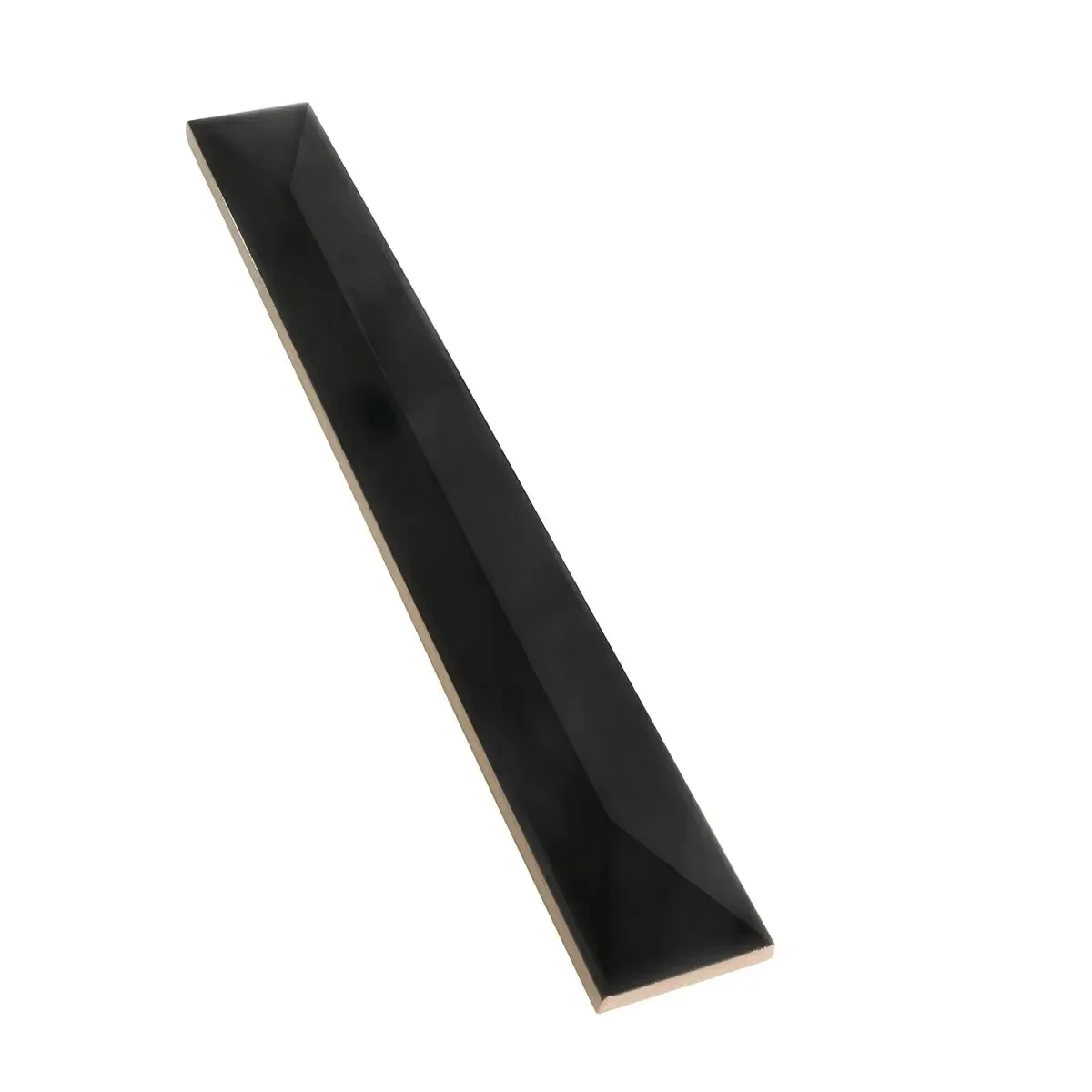 Viva Peak Black 2x16 Ceramic Subway Tile - Image 6