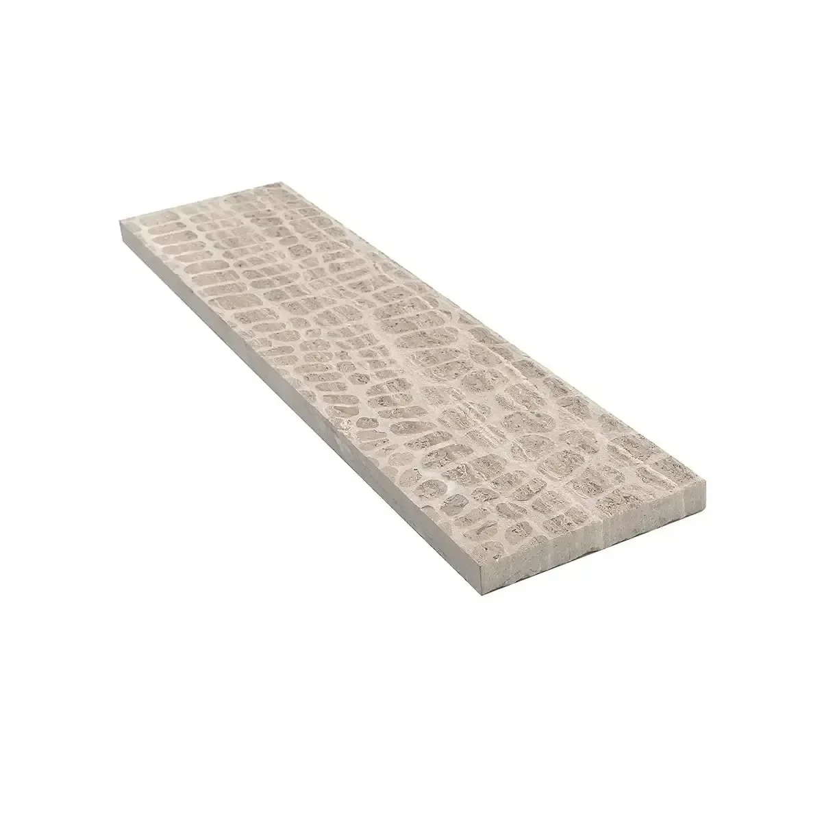 Wooden Beige Gator Etched Subway Marble Tile - Image 5